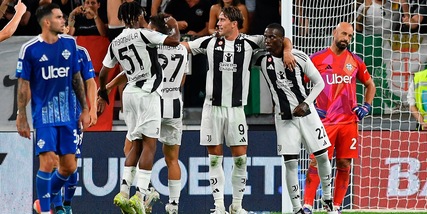 La Juve spicca il primo volo sulle ali di Motta: tris al Como, favola Mbangula