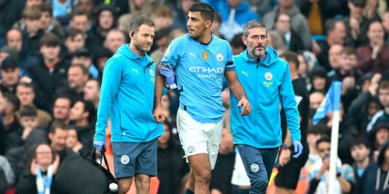 Rodri, il City conferma: "Lesione al legamento del ginocchio destro"