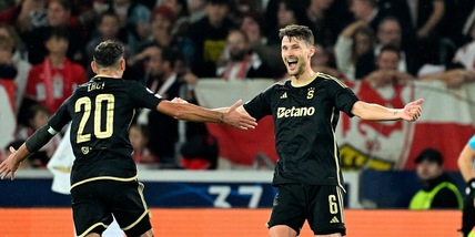 Juve, Stoccarda bloccato sul pari dallo Sparta Praga. Salisburgo, che batosta