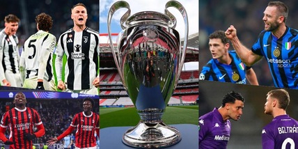 Corsa 5° posto Champions: quante possibilità ha l'Italia di centrare l'obiettivo