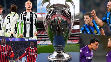 Corsa 5° posto Champions: quante possibilità ha l'Italia di centrare l'obiettivo