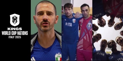 Kings World Nations League, capitan Bonucci annuncia l'Italia sui social