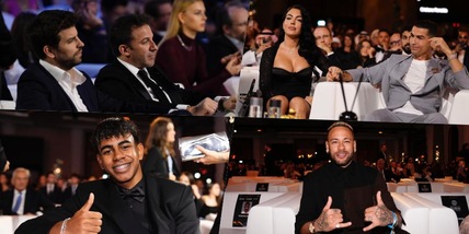 Da Ronaldo e Del Piero a Yamal e Neymar: quante stelle per i Globe Soccer Awards!