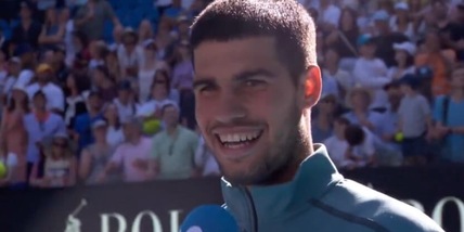 Alcaraz batte Borges e promette: “Ecco cosa mi tatuo se vinco gli Australian Open"