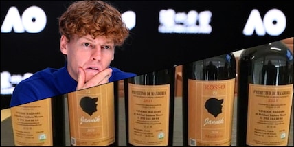 Sinner buono come il vino: com'è finita la clamorosa storia delle bottiglie "Rosso Jannik"