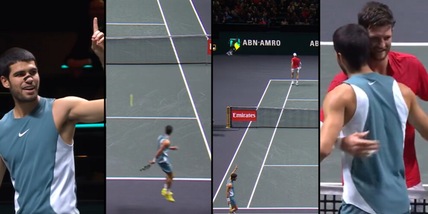 Alcaraz, ma che fai? Il colpo che lascia Vavassori senza parole