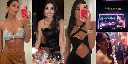 Elisabetta Gregoraci scatenata al Billionaire: mega festa di compleanno