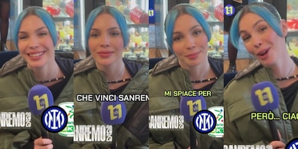 "Inter in serie B o Sanremo?": la risposta di Rose Villain sconvolge tutti