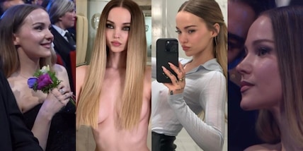 Dove Cameron in prima fila Sanremo: chi è la fidanzata di Damiano