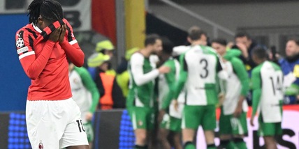 Milan eliminato dalla Champions! Theo Hernandez espulsione fatale, Feyenoord agli ottavi