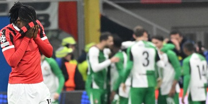Milan eliminato dalla Champions! Theo Hernandez espulsione fatale, Feyenoord agli ottavi