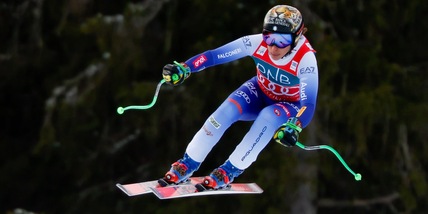 Brignone 4ª nella discesa libera e più vicina alla Coppa del Mondo. Goggia 6ª