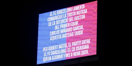 Barcellona e Liga sotto shock: un morto, partita sospesa