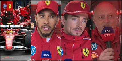 Hamilton: "Ferrari, siamo lontani". Leclerc: "L'errore più grande è il mio"