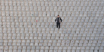 La Juve e il tifoso nel deserto: l’immagine shock del ko al Franchi