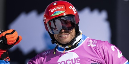 Eterno Fischnaller, a 44 anni è oro nel parallelo di snowboard