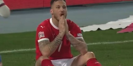 Arnautovic e l'attacco di panico in Austria-Serbia: "Ho avuto paura"