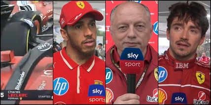 Hamilton: "Ferrari, cambiando siamo peggiorati". Vasseur: "Non lo capisco"
