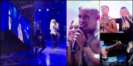 "Stavo per non venire": Wanda Nara, il discorso sul palco con L-Gante