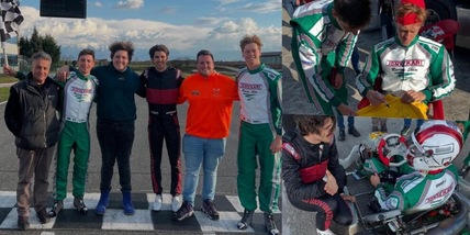 Sinner in pista sui kart insieme a Giovinazzi e Ciccone in attesa del rientro