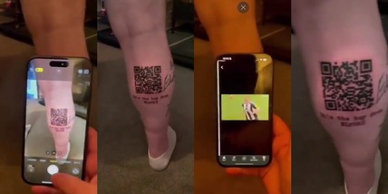 Beffa per un tifoso del Newcastle: si tatua il QR Code del gol, ma accade l'impensabile