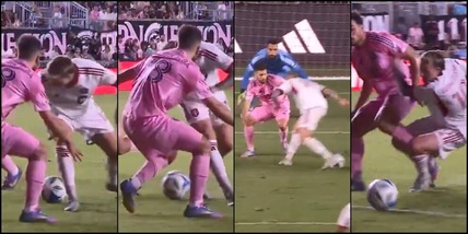 Bernardeschi rischia la giocata: gol spettacolare in faccia a Messi!