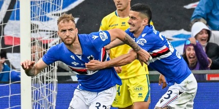 La Sampdoria di Evani, Lombardo e Mancini subito vincente: Sibilli, gol pesantissimo per la salvezza