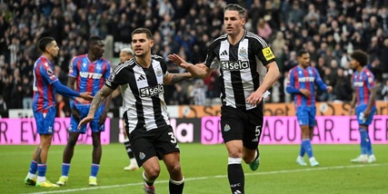 Assist Tonali nella cinquina al Crystal Palace: Newcastle 3° in Premier