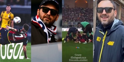 Cesare Cremonini, il post per il Bologna e le parole per Orsolini: "Grazie Riccardo"