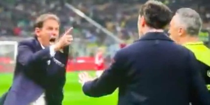 Inzaghi decide le regole, urla furiose al quarto uomo: “Non prendermi per il c…”