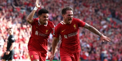 Liverpool campione d’Inghilterra: manita al Tottenham, Slot conquista la Premier!