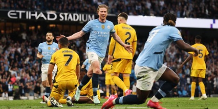 De Bruyne avvicina il City alla Champions, Guardiola batte i Wolves