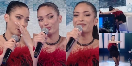 Elodie e la gaffe che scatena Fazio: "Sei incinta?". Poi la reazione inaspettata