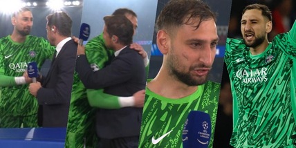 Emozioni Donnarumma, prima l’abbraccio con Marchisio poi le frasi su Inter-Psg!