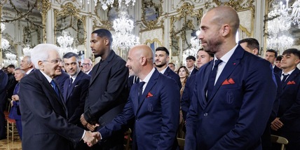 Mattarella riceve al Quirinale Milan e Bologna. Malagò: “Grazie Presidente"