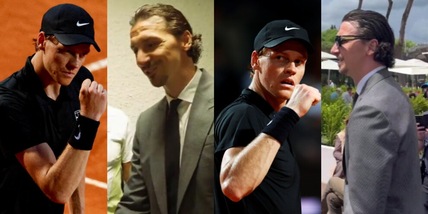 Ibra al Foro, Jannik all'Olimpico per la finale: Sinner, sostegno Milan