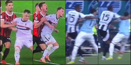 Beukema e Kalulu, stesso arbitro ma decisioni diverse al Var: Mazzoleni nella bufera social