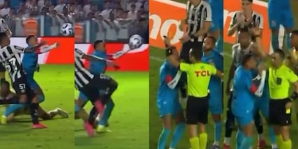 Neymar, la "Mano de Dios" non funziona: gol ed espulsione con il Santos