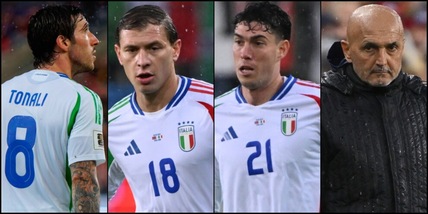 Pagelle Italia: Bastoni come col Psg, Barella senza gamba, disastro Di Lorenzo