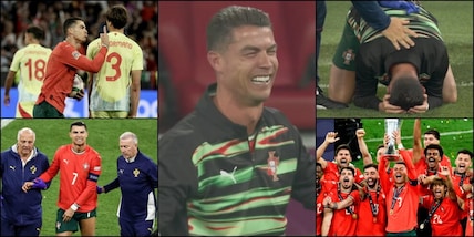 Ronaldo, la pazza notte col Portogallo: gol, infortunio e lacrime di gioia