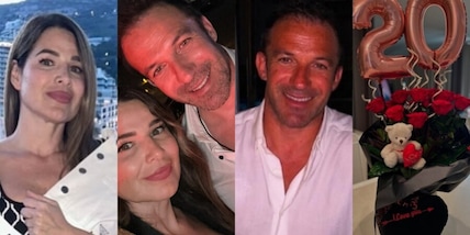 Del Piero e Sonia Amoruso, che dichiarazione d'amore per i 20 anni di matrimonio!