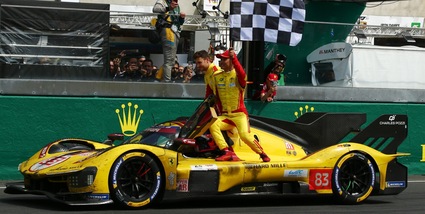 Ferrari, terzo trionfo di fila a Le Mans: vince il team giallo di Kubica!