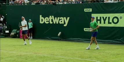 Sinner, altra rimonta subita: ko all'esordio con Sonego nel doppio ad Halle