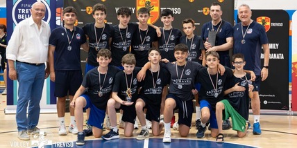 Cuneo Volley: l’U13 del conquista il quinto posto al Trofeo 0.13 Città di Treviso CMB