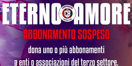 Nasce una nuova tradizione per i tifosi del Campobasso in tutto il mondo: l’abbonamento “sospeso”