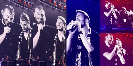 Cesare Cremonini porta Riccardo Orsolini sul palco del Dall'Ara: la promessa mantenuta dopo la Coppa Italia