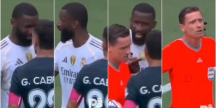 "Ho detto 'codardo di me**a', non è razzismo". Rüdiger accusa, Cabral si difende