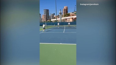 Sinner e Berrettini: grande coppia a calcio-tennis