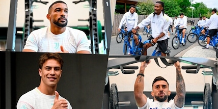 La Juve di Tudor in Germania: allenamento in palestra e giro in bici