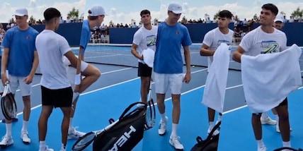 Sinner-Alcaraz, sorrisi e colloquio a Cincinnati: che attesa per il ritorno in campo dopo Wimbledon! Sinner-Alcaraz, sorrisi e colloquio a Cincinnati: che attesa per il ritorno in campo dopo Wimbledon!